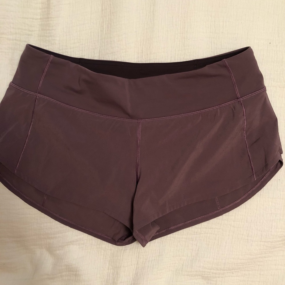 Lululemon speed up shorts. 2.5” inseam. Size 6